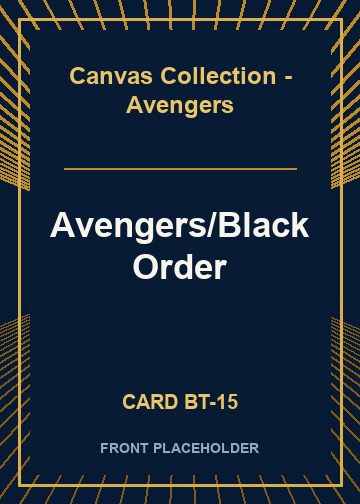 Avengers/Black Order front card image