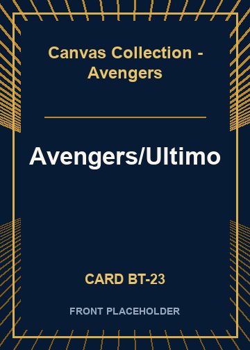 Ultimo/Avengers front card image