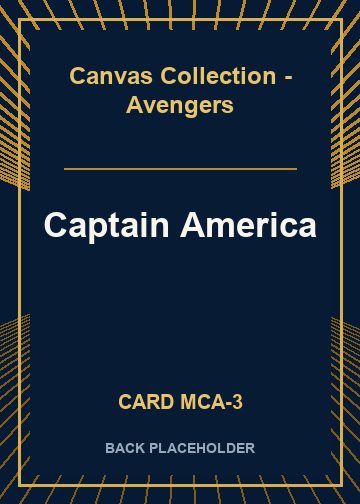 Captain America back card image