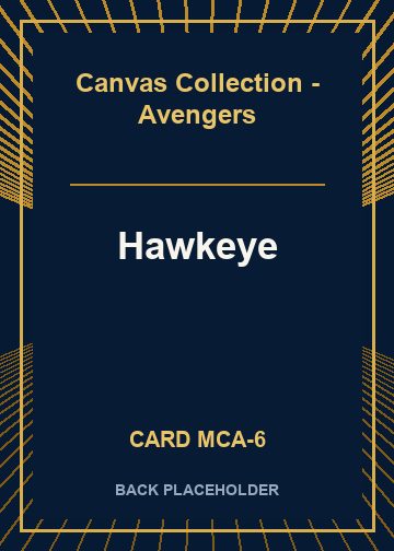 Hawkeye back card image