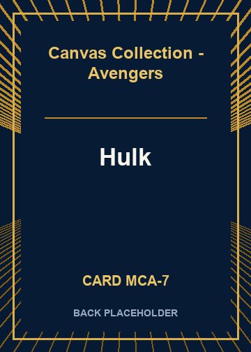 Hulk back card image
