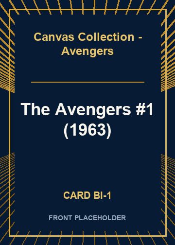 The Avengers #1 (1963) card thumbnail
