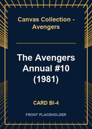 The Avengers Annual #10 (1981) card thumbnail