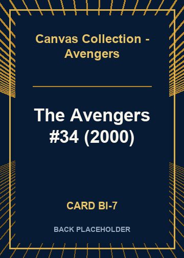The Avengers #34 (2000) back card image