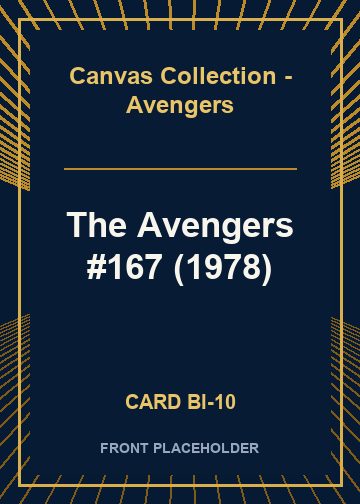 The Avengers #167 (1978) card thumbnail