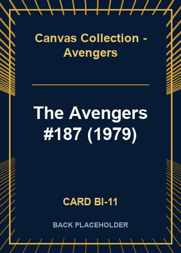 The Avengers #187 (1979) back card image
