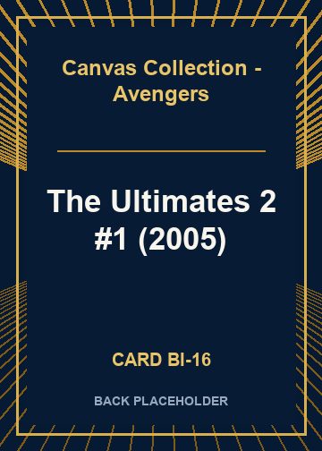 The Ultimates 2 #1 (2005) back card image