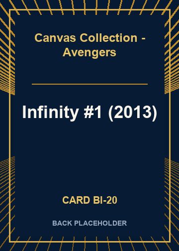 Infinity #1 (2013) back card image