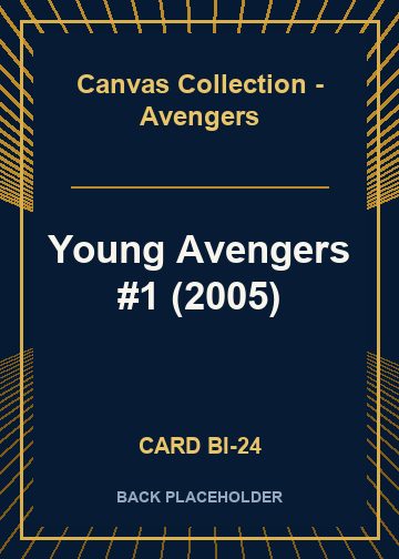 Young Avengers #1 (2005) back card image