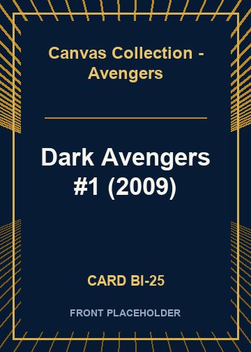 Dark Avengers #1 (2009) front card image