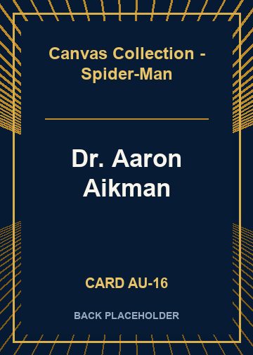 Dr. Aaron Aikman back card image