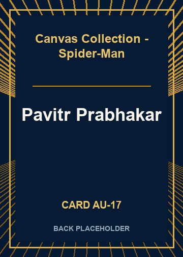 Pavitr Prabhakar back card image