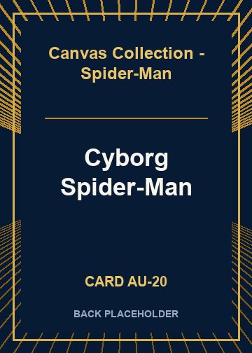 Cyborg Spider-Man back card image