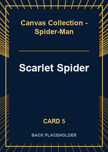 Scarlet Spider back artwork