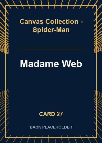 Madame Web back artwork