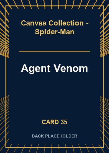 Agent Venom back artwork