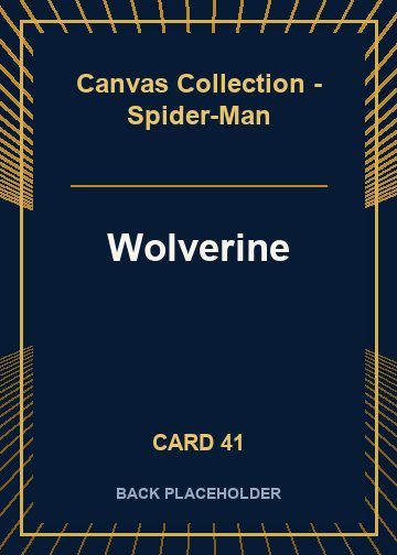 Wolverine back card image