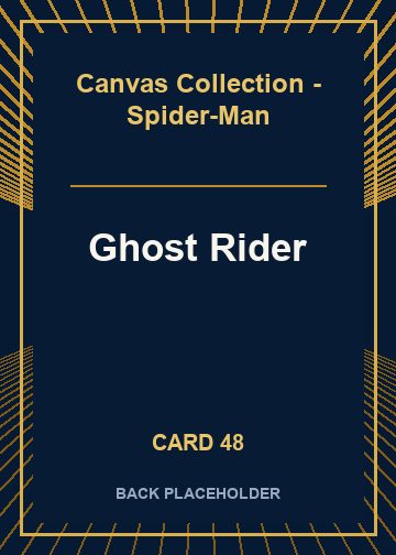 Ghost Rider back card image