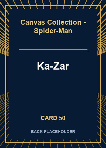 Ka-Zar back card image