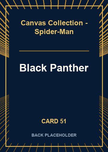 Black Panther back card image