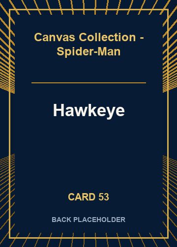 Hawkeye back card image