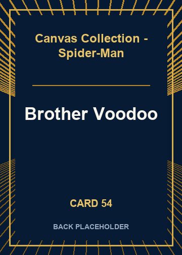 Brother Voodoo back card image