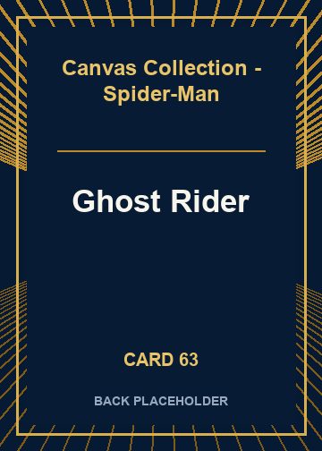 Ghost Rider back card image