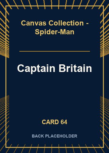 Captain Britain back card image