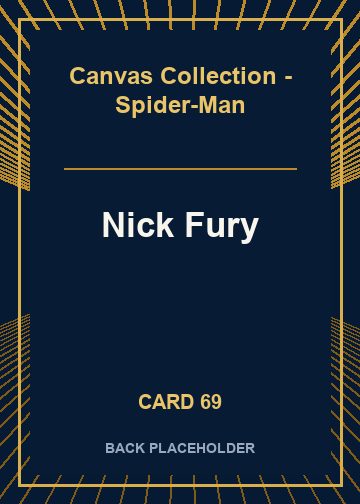 Nick Fury back card image