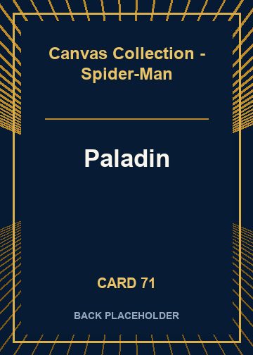 Paladin back card image