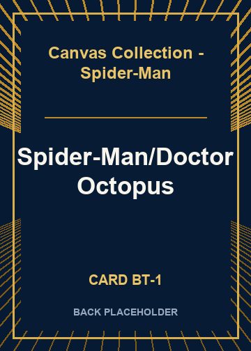 Doctor Octopus/Spider-Man back card image