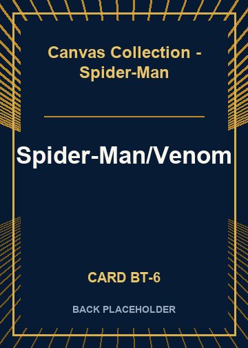 Spider-Man/Venom back card image