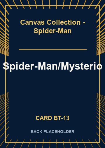 Spider-Man/Mysterio back card image