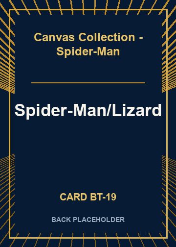 Spider-Man/Lizard back card image