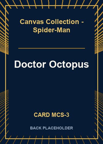 Doctor Octopus back card image