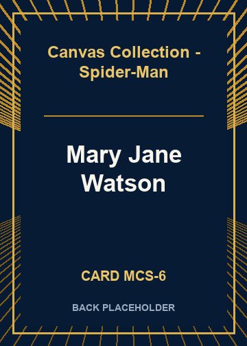 Mary Jane Watson back card image