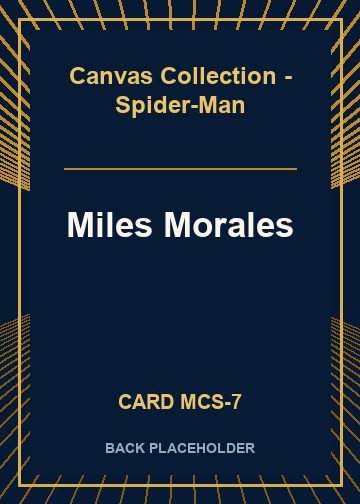 Miles Morales back card image