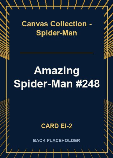 Amazing Spider-Man #248 back card image