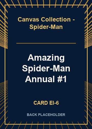 Amazing Spider-Man Annual #1 back card image