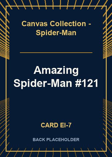 Amazing Spider-Man #121 back card image
