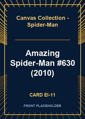 Amazing Spider-Man #630 (2010) card thumbnail