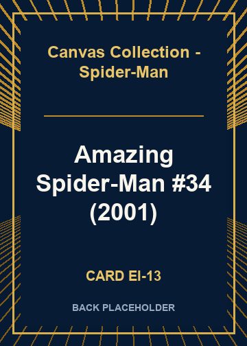 Amazing Spider-Man #34 (2001) back card image