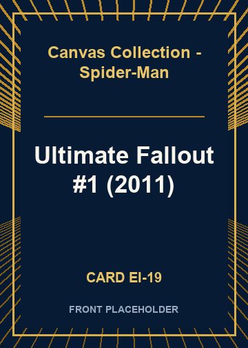 Ultimate Fallout #1 (2011) front card image