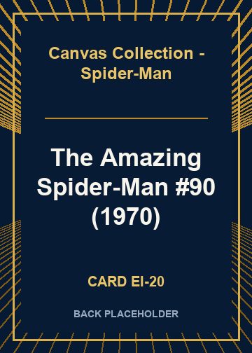 The Amazing Spider-Man #90 (1970) back card image