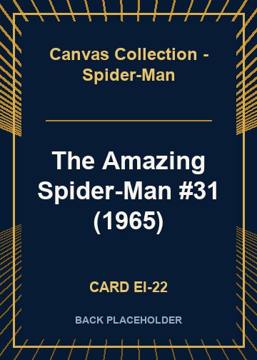 The Amazing Spider-Man #31 (1965) back card image