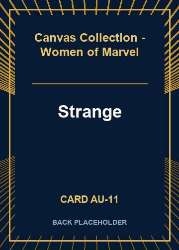 Strange back card image