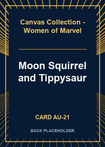 Moon Squirrel and Tippysaur back card image