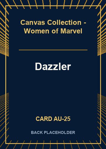 Dazzler back card image