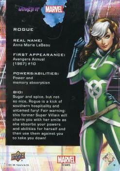 Rogue back artwork