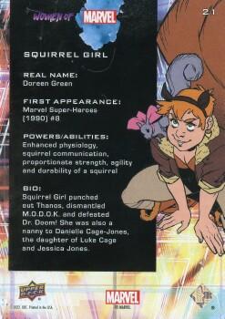 Squirrel Girl back artwork